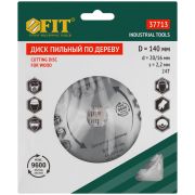 Диск пильный 140х20х24 зуб FIT