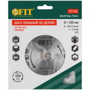 Диск пильный 200х30х24 зуб FIT